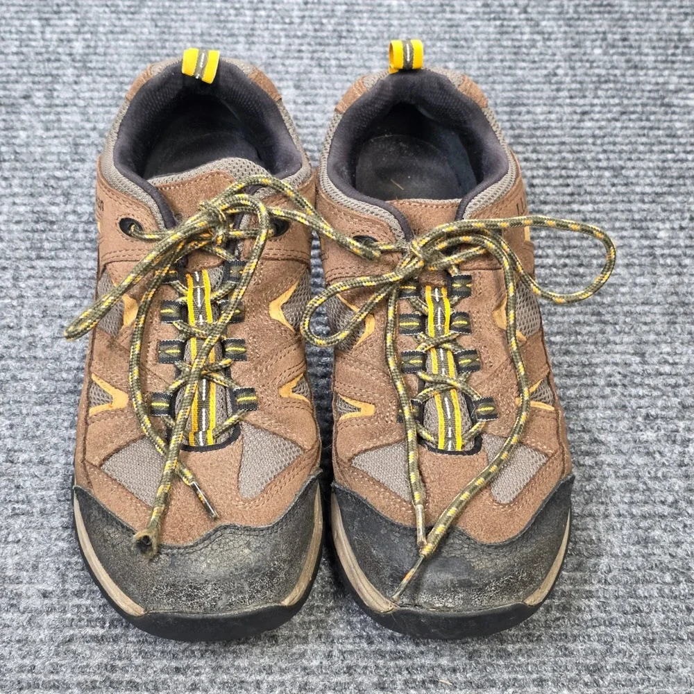 L.L. Bean Trail Dri-Lex Hiking Shoes Men's Size 10 Medium Brown Suede Mesh Low